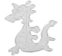 Matrice de Découpe Dragon en Acier Carbone, Réutilisable, Ambiance Noël | Forme Régulière pour Machine à Découper Scrapbooking, Cartes de Mariage, Décoration de Journal et Intérieur, Finition