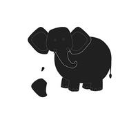 Matrice de découpe éléphant