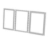 Matrice de Découpe en Acier au Carbone Cadre Rectangulaire DIY | Cartes et Papier, Bord Décoratif, Scrapbooking Maison, Journal D’album, Argenté