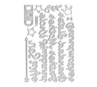Matrice de découpe en acier au carbone en forme de grande lettre pour scrapbooking, fabrication de cartes, albums, gaufrage, papier de gaufrage, loisirs créatifs