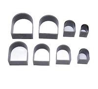 Matrice de Découpe en Cuir 8 Pièces, Matrice de Découpe en Acier à Haute Teneur en Carbone en Forme D'arche pour L'artisanat du Cuir Fait à la Main