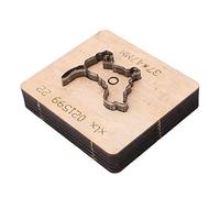 Matrice de découpe en cuir et métal en forme de golden retriever, matrice de découpe DIY pour cuir, poinçon de découpe en acier allié de précision pour le travail du cuir, du