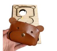 Matrice de découpe en cuir pour porte-cartes, porte-cartes, 105 x 75 mm