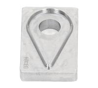 Matrice de découpe en forme de goutte d’eau, coupe-trou en acier allié pour cuir, idéale pour les travaux manuels et la fabrication de bijoux ; matrice de poinçonnage de précision