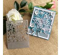 Matrice de découpe en métal en forme de papillon 11,9 x 14 cm pour emballage cadeau, album, carte de gaufrage, pochoirs faits à la main, décoration de cartes