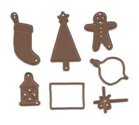 Matrice De Découpe Et D Embossage Noël Woodsy Christmas 6 Pcs