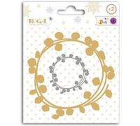 Matrice de découpe et d'embossage - Couronnes de baies de Noël - Toga G