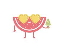 Matrice de découpe fine ZAG Été melon d'eau 3u.