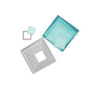 matrice de découpe framelits set 8 pieces - carrés siz657565