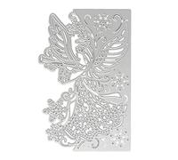 Matrice de découpe - Motif fée d'ange - Pour loisirs créatifs - Cadeau de Noël - Pour mère, enseignant, enfant, fabrication de cartes de Noël, maison, dortoir
