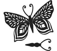 Matrice de découpe papillon Gris G
