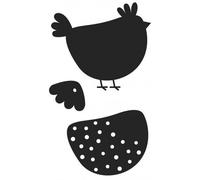 Matrice De Découpe Poule - 8x7,1 Cm
