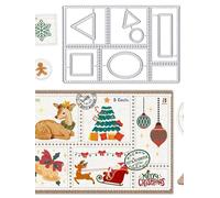 Matrice de découpe pour la fabrication de cartes de Noël, décoration d'anniversaire, cadre de Thanksgiving, automne - Matrice de découpe pour la fabrication de cartes, journal indésirable, décoration