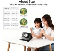 Matrice de découpe ronde, machine à badges et boutons graphiques manuelle, outil de découpe de papier circulaire, outil de découpe de bureau pour tissus, panneaux ronds(75mm(2.95in))