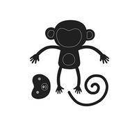 Matrice de découpe singe