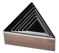 Matrice De Découpe Triangulaire Pour L'artisanat Du Cuir, Outil De Poinçonnage De 7 Pièces De 20 À 50mm