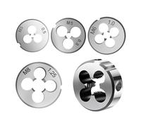 Matrice de filetage ronde 1 filière à filetage à droite M1 M2 M3 M4 M5 M6 M7 M8 M9 M10 M12 M14 M15 M16 M20, outil de filetage métrique en acier allié(M3x0.35)