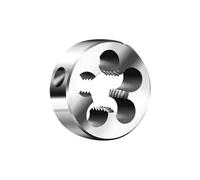 Matrice de filetage ronde Filière de filetage métrique ronde à droite, en acier allié, outils de coupe for métaux M1 M2 M3 M4 M5 M6 M8 M10 M10 M12 M14(M22x2.5)