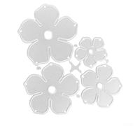 Matrice de gaufrage en forme de fleur pour travaux manuels, scrapbooking, cartes, albums et applications de moulage de qualité alimentaire