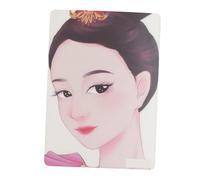 Matrice de maquillage pour pratique de peinture - Lavable - Outil de présentation artistique pour enfant - Profil antique - 21 x 30 x 0,1 cm
