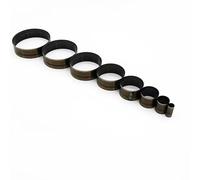 Matrice de poinçonnage en acier allié pour cuir, Ensemble de matrices poinçonnage à main circulaire, for bricolage, fabrication cloches artisanales en cuir, tailles 10-100mm, 1 pièce(20mm)
