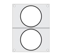 Matrice de scellage 2 x récipient rond 115 mm