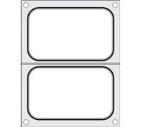 Matrice de scellage 2x récipients 178x113 mm Hendi 1