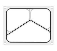 Matrice de scellage Hendi 805626 227x178 mm