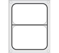 Matrice de scellage récipient en deux compartiments