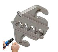 Matrice de sertissage de fil en acier au carbone - Moule de serrage à mâchoires de sertissage de remplacement | Mâchoires à barillet ouvert pour pinces à câbles, électriciens, plombiers, techniciens,