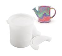 Matrice Élastique Pour Pot - Empreinte Pour Récipient De Stockage, Gabarit De Modelage Pour Arrosoir | Idéal Pour Création De Vases, Projets Artistiques Et Décoratifs, Confection D'Objets En Résine