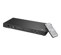 Matrice Ultra HDMI ™ 4 x 2 - avec alimentation au Royaume-Uni noire G