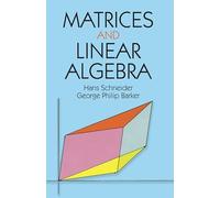 Matrices and Linear Algebra