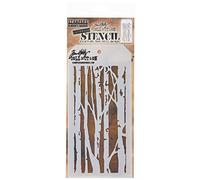 Matrices Anonymous Ths069 Tim Holtz Couches Pochoir, Multicolore, 4.125 X 21,6 cm