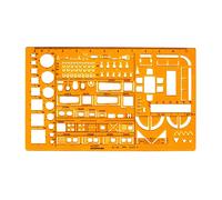 Matrices d'architecte - Pochoir - Outils de dessin - Règle - Design d'intérieur