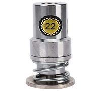 Matrices de Bouton en Acier Inoxydable, Outils de Pressage en Forme de Pain Rond pour Machine Manuelle de Boutons de Bricolage (22L)