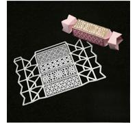 Matrices de découpe 3D en métal en forme de boîte à bonbons pour la fabrication de cartes, gaufrage pour scrapbooking