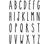 Matrices de découpe - Alphabet majuscule - Artemio