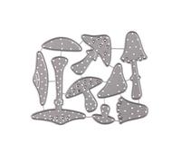 Matrices de découpe Champignons - 9 pièces