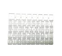 Matrices de découpe en acier au carbone faites à la main, fournitures de création artistique pour cartes d'anniversaire, de vœux, de messages, pour la fabrication de cartes