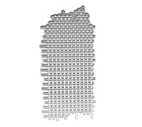 Matrices de découpe en acier au carbone pour la fabrication de cartes, le scrapbooking, le gaufrage, décoration pour cartes