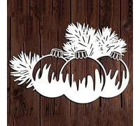 Matrices de découpe en forme de boules de Noël pour la fabrication de cartes, les albums photo, les matrices de gaufrage décoratives pour la fabrication de cartes et la broche mignonne