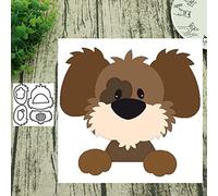 Matrices de découpe en forme de chien mignon pour la fabrication de cartes, pochoirs de découpe pour bricolage, scrapbooking, album photo, gaufrage décoratif, pour la fabrication de cartes