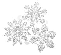 Matrices de découpe en forme de flocon de neige pour la fabrication de cartes de Noël, le scrapbooking, les albums, la fabrication de cartes, les fleurs et les bordures métalliques