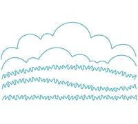 Matrices de découpe en forme de nuage pour la fabrication de cartes, pochoirs de découpe pour scrapbooking, album photo, gaufrage décoratif pour la fabrication de cartes