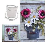 Matrices de découpe en forme de pot de fleurs pour la fabrication de cartes, pochoirs de découpe de Noël pour bricolage, scrapbooking, album photo, gaufrage décoratif pour la fabrication de cartes