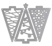 Matrices de découpe en forme de sapin de Noël pour la fabrication de cartes, pochoirs de découpe pour scrapbooking, album photo, gaufrage, papier pour la fabrication de cartes avec gabarits