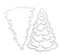 Matrices de découpe en forme de sapins de Noël gravées faites à la main pour développer les capacités de l'école, de la salle de classe, des enseignants pour la fabrication de cartes