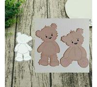 Matrices de découpe en forme d'ours pour la fabrication de cartes, pochoirs de découpe pour bricolage, scrapbooking, album photo, gaufrage décoratif pour la fabrication de cartes
