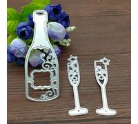 Matrices de découpe en métal - 10,2 x 3,8 cm - Pochoir en métal pour scrapbooking, album photo, cartes, gaufrage, fabrication de cartes, artisanat, loisirs créatifs, scrapbooking